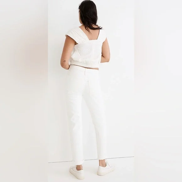 NEW MADEWELL - The Girljean in Tile White (formerly the Roadtripper Boyjean) - Picture 4 of 9
